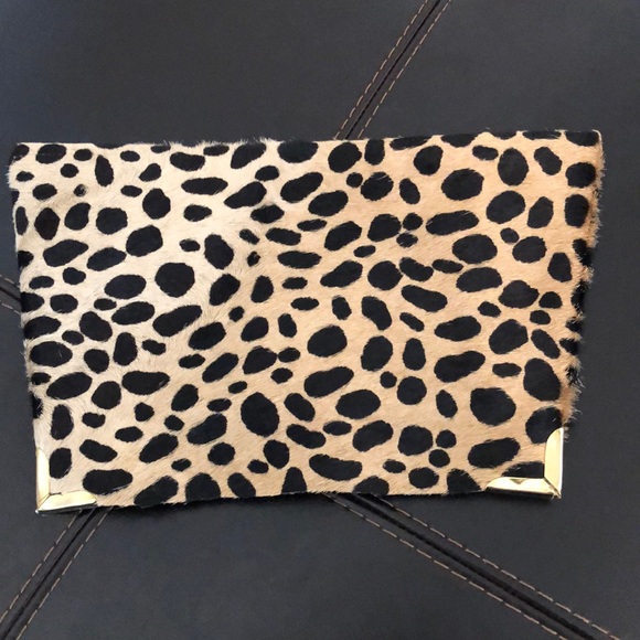 Calf hair clutch purse - Picture 3 of 5